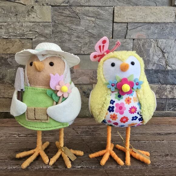 2025 Spritz Featherly Friends “HUE” And “DECKLE” Easter Bird - Picture 7 of 8